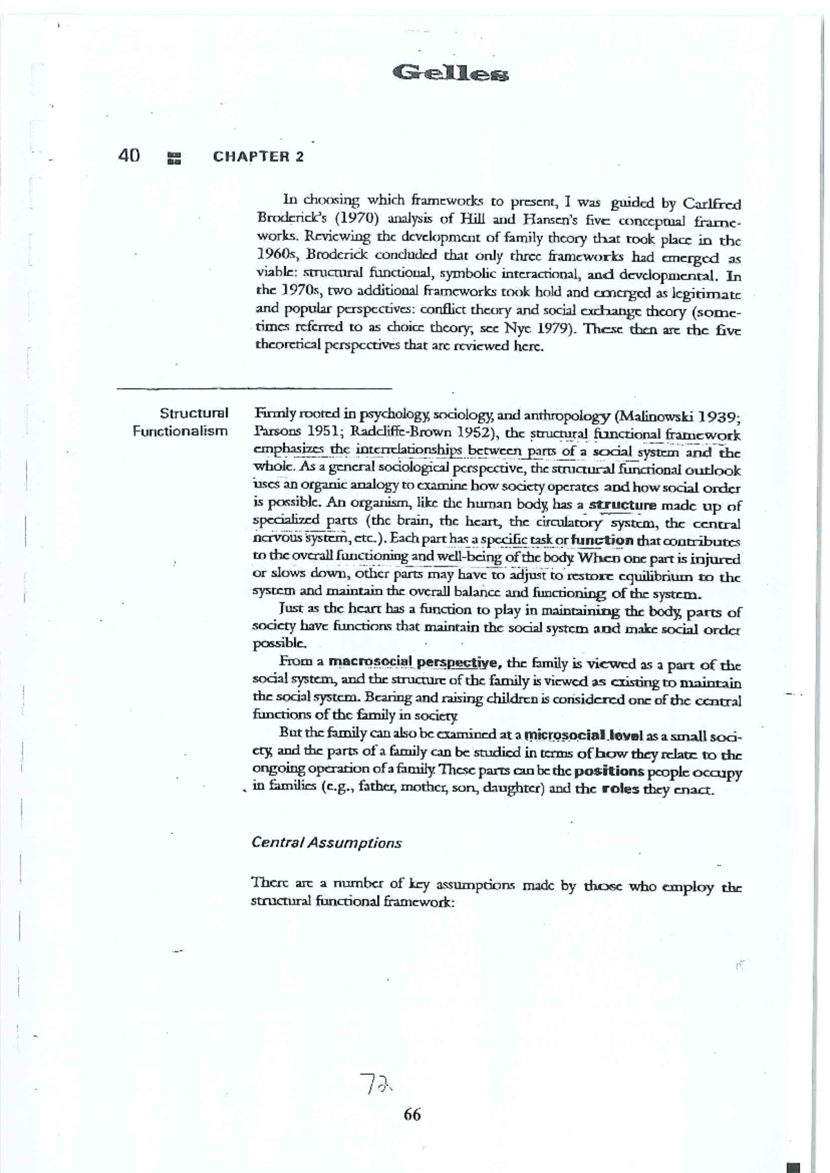 Midterm Study Guide for ABC123: Structural Functional Framework ...
