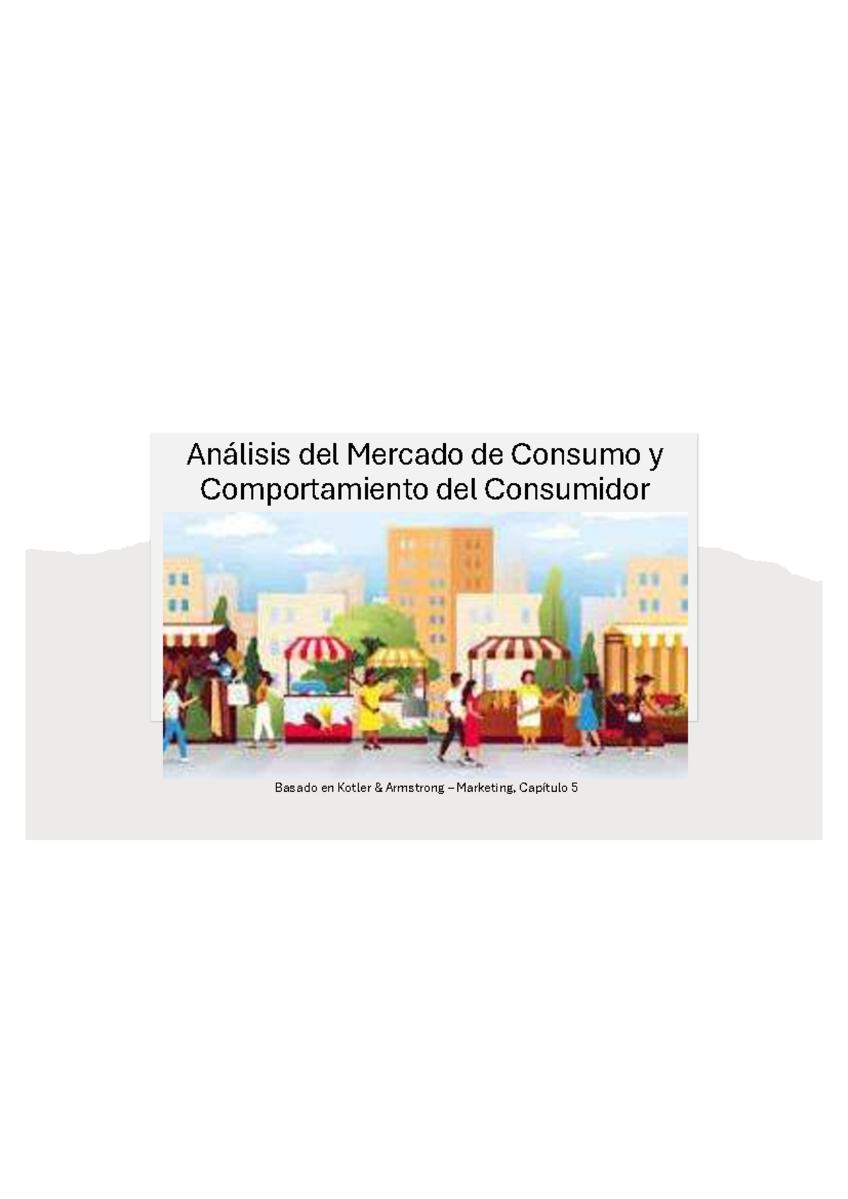 Análisis del Mercado de Consumo y Comportamiento del Consumidor - Cap ...