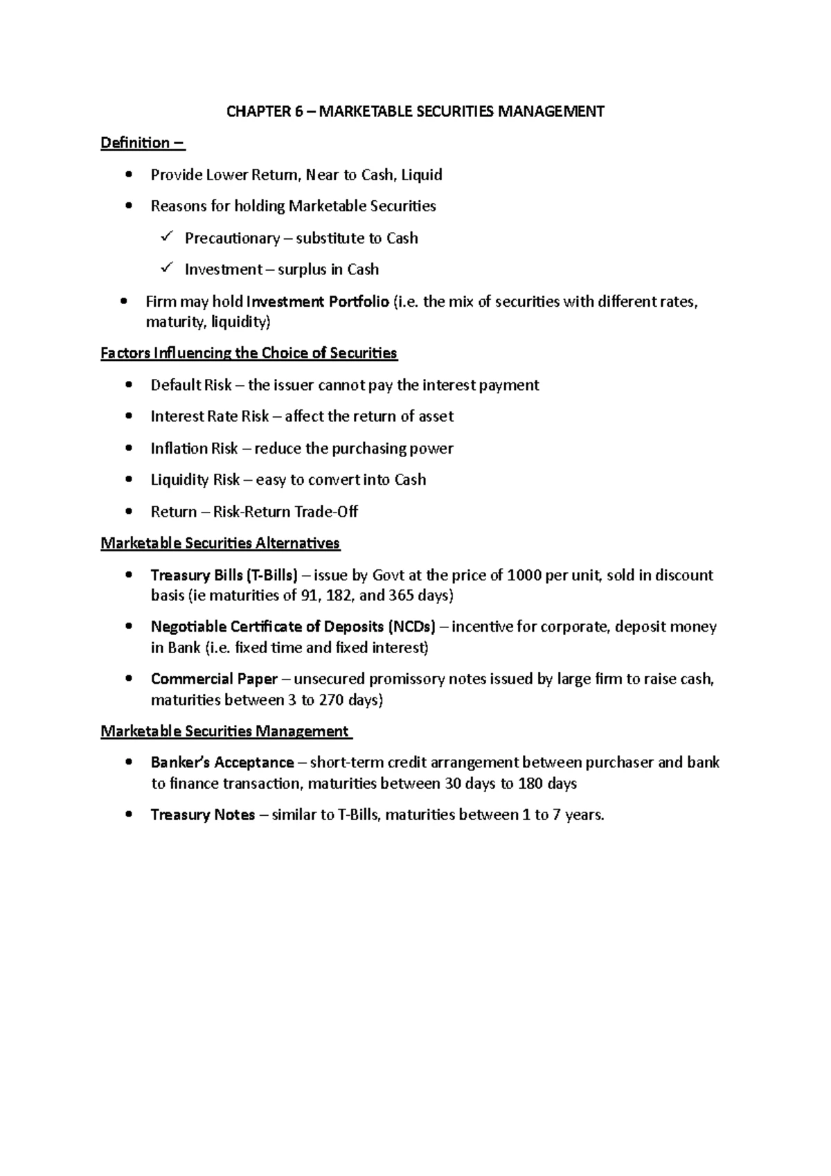 Ch 04 Working Capital Mgmt Updated - Chapter 4 Working Capital ...