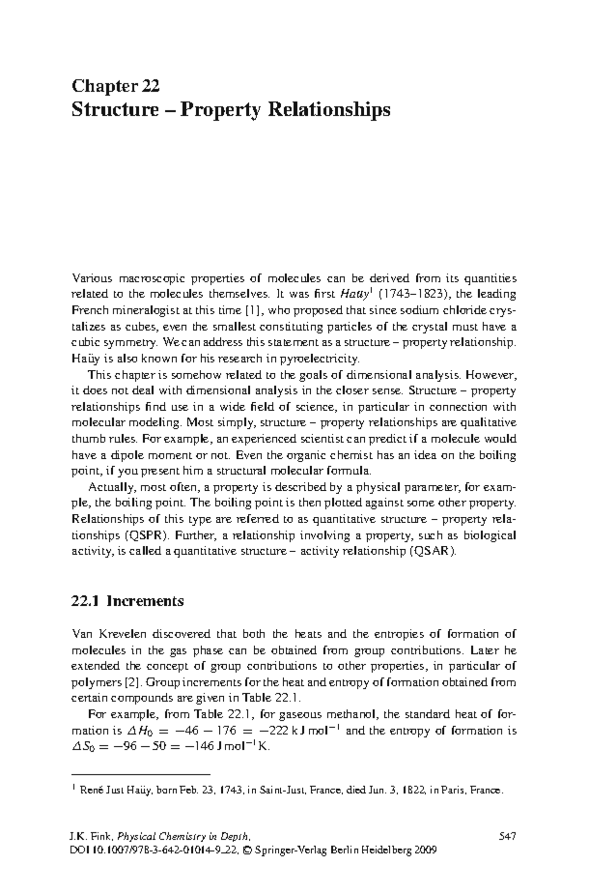 Chapter 22: Structure-Property Relationships in Physical Chemistry ...