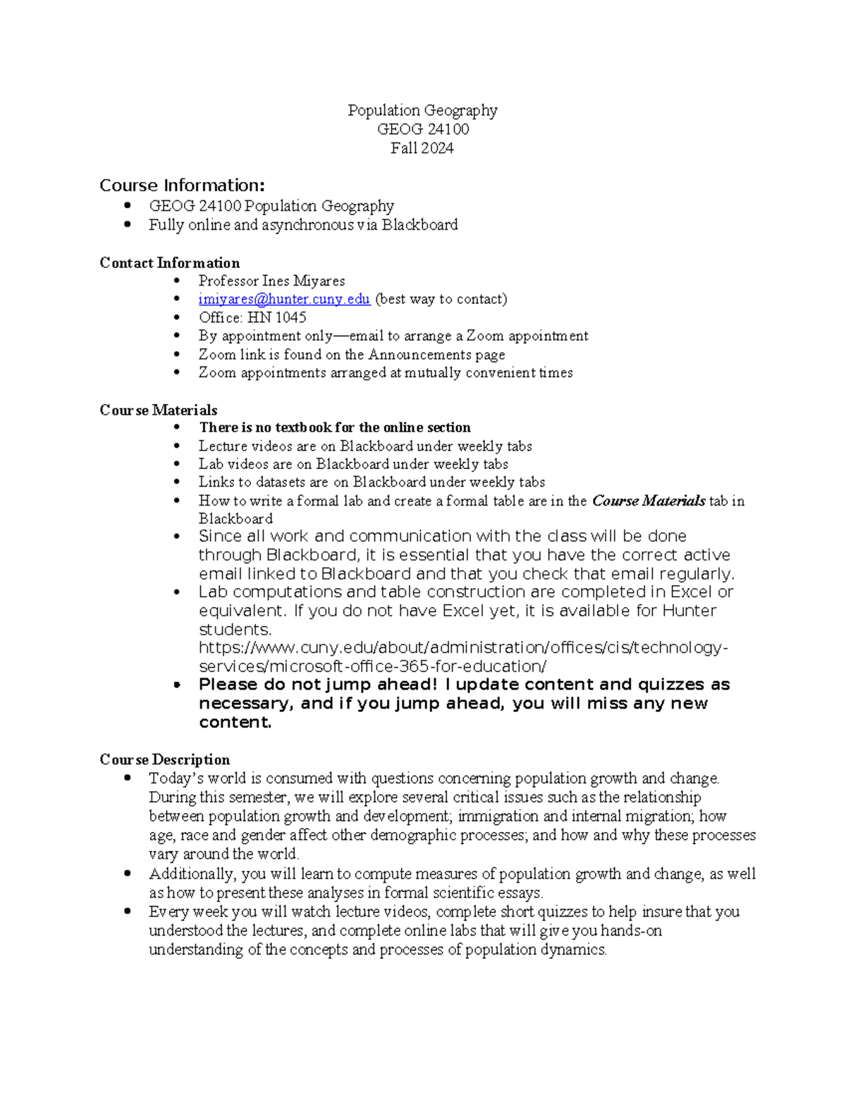 Pop geo fall 2024(1) - Population Geography (GEOG 241) lecture notes ...