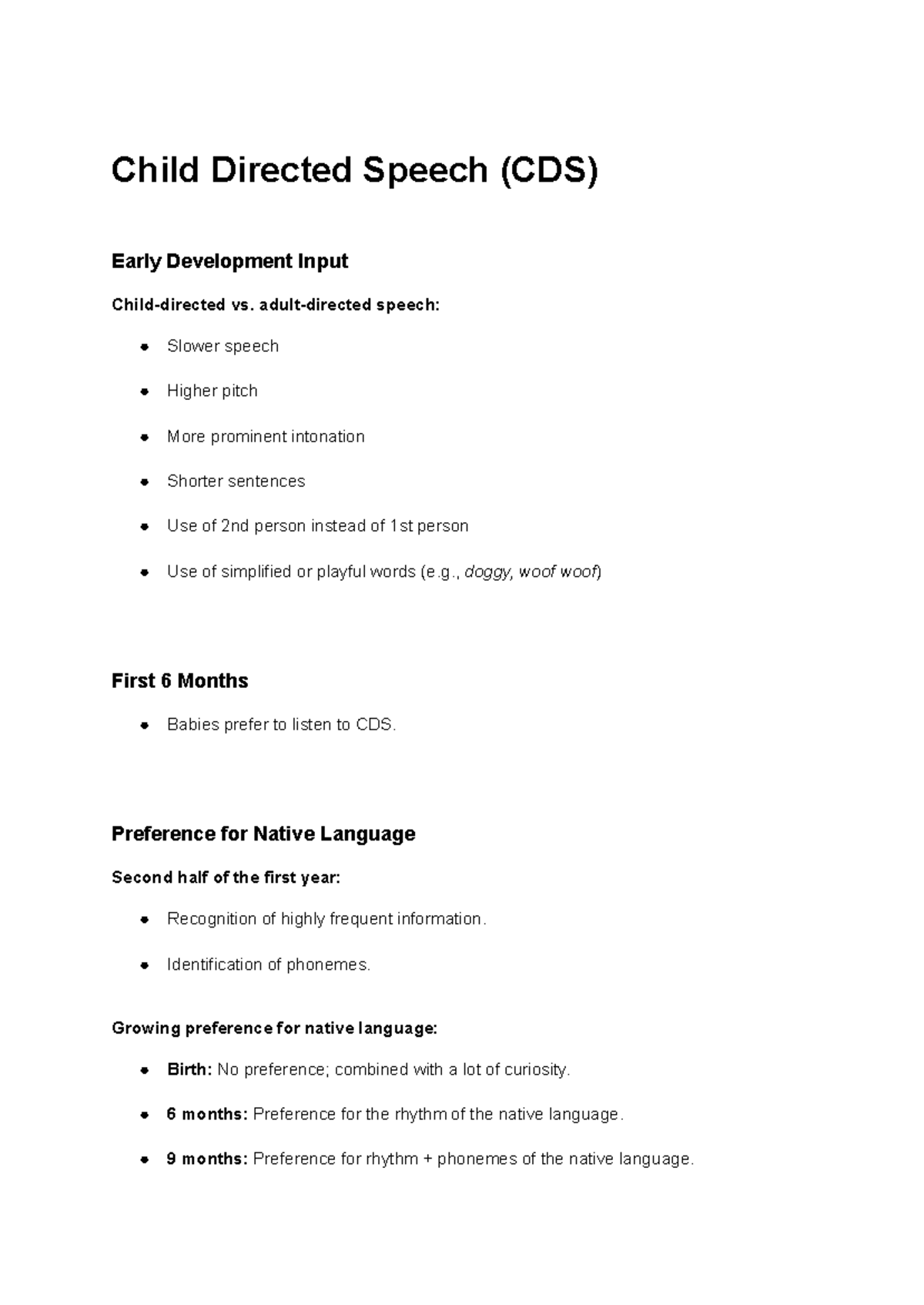 W1. Language Acquisition: Child Directed Speech & Bilingualism Insights ...