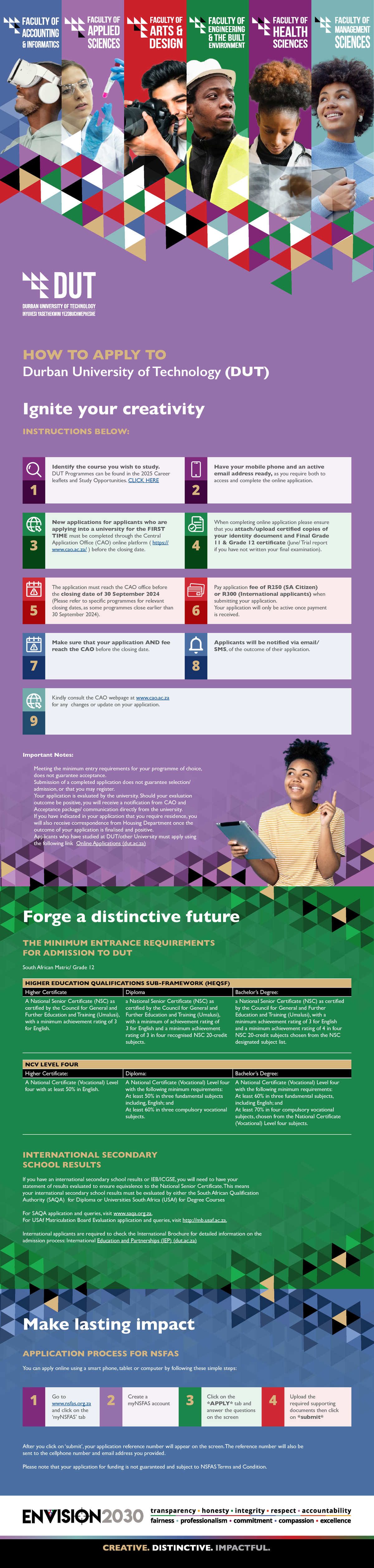How to Apply to DUT for 2025 Admissions - Essential Guide - Studocu
