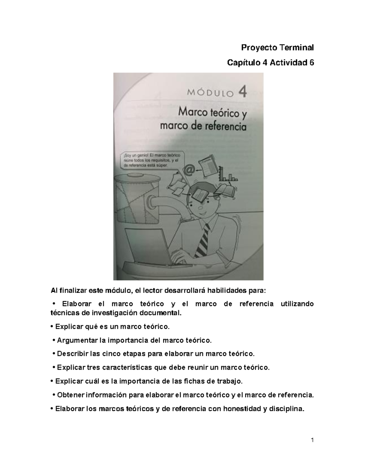 Capítulo 4: Elaboración del Marco Teórico y de Referencia en Proyectos ...