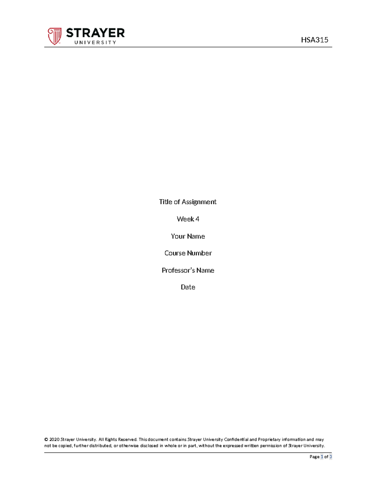 HSA315 Week 4 Data Reporting Assignment Overview and Key Insights - Studocu
