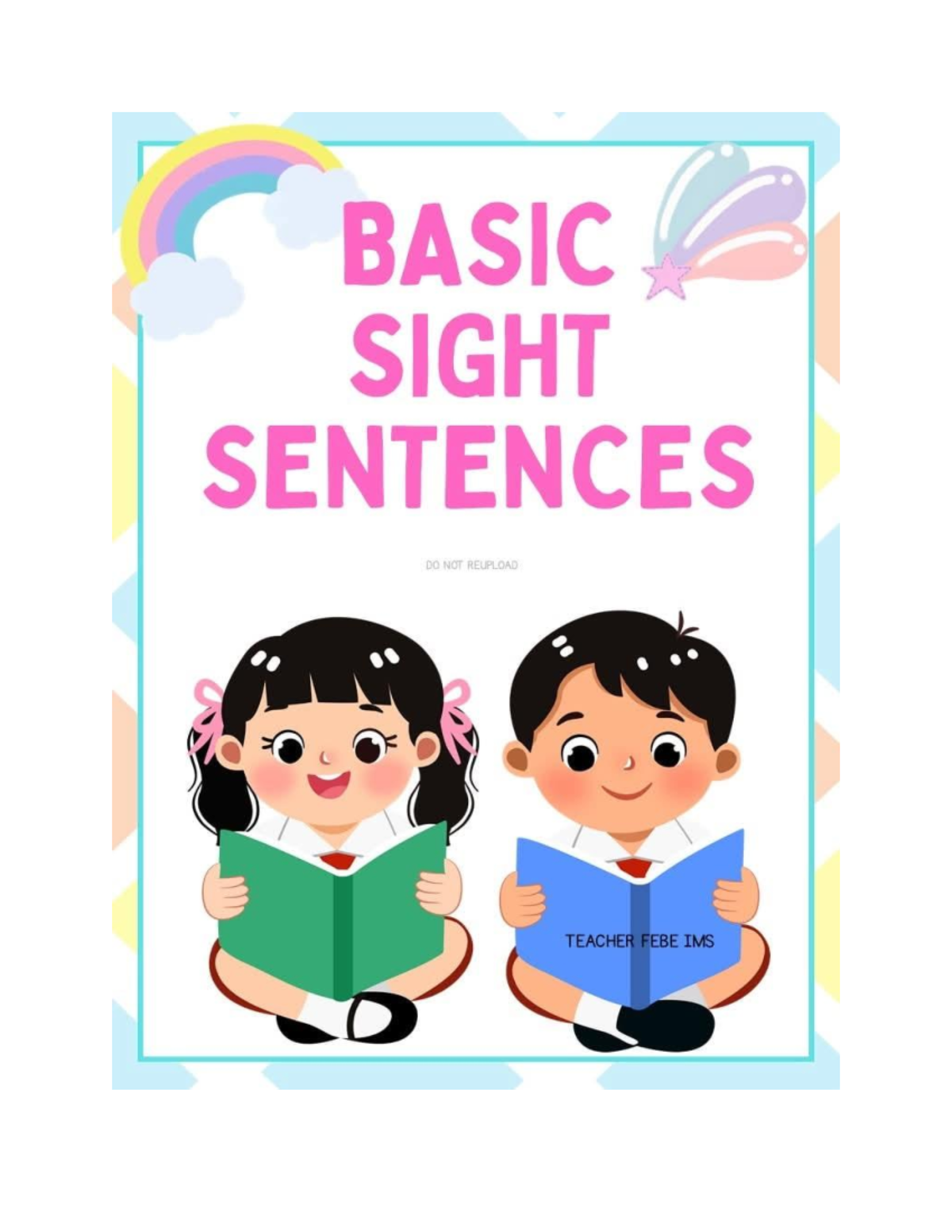Basic Sight Sentences for Beginners - TEACHER FEBE IMS - Studocu