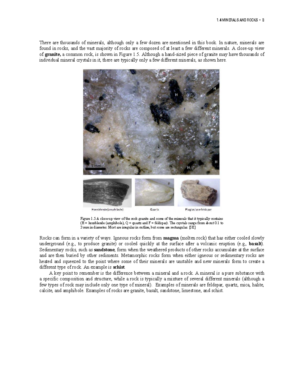 Physical Geology: Minerals and Rocks Overview (Pages 17-18) - Studocu