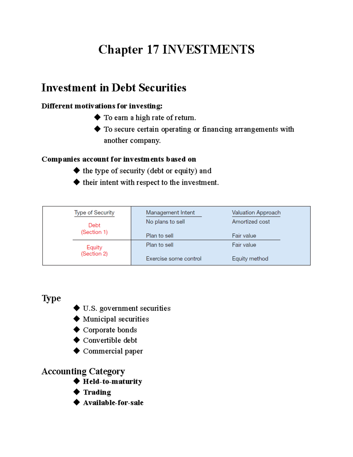 04 FA II Investments no more is needed it is good - Chapter 17 ...