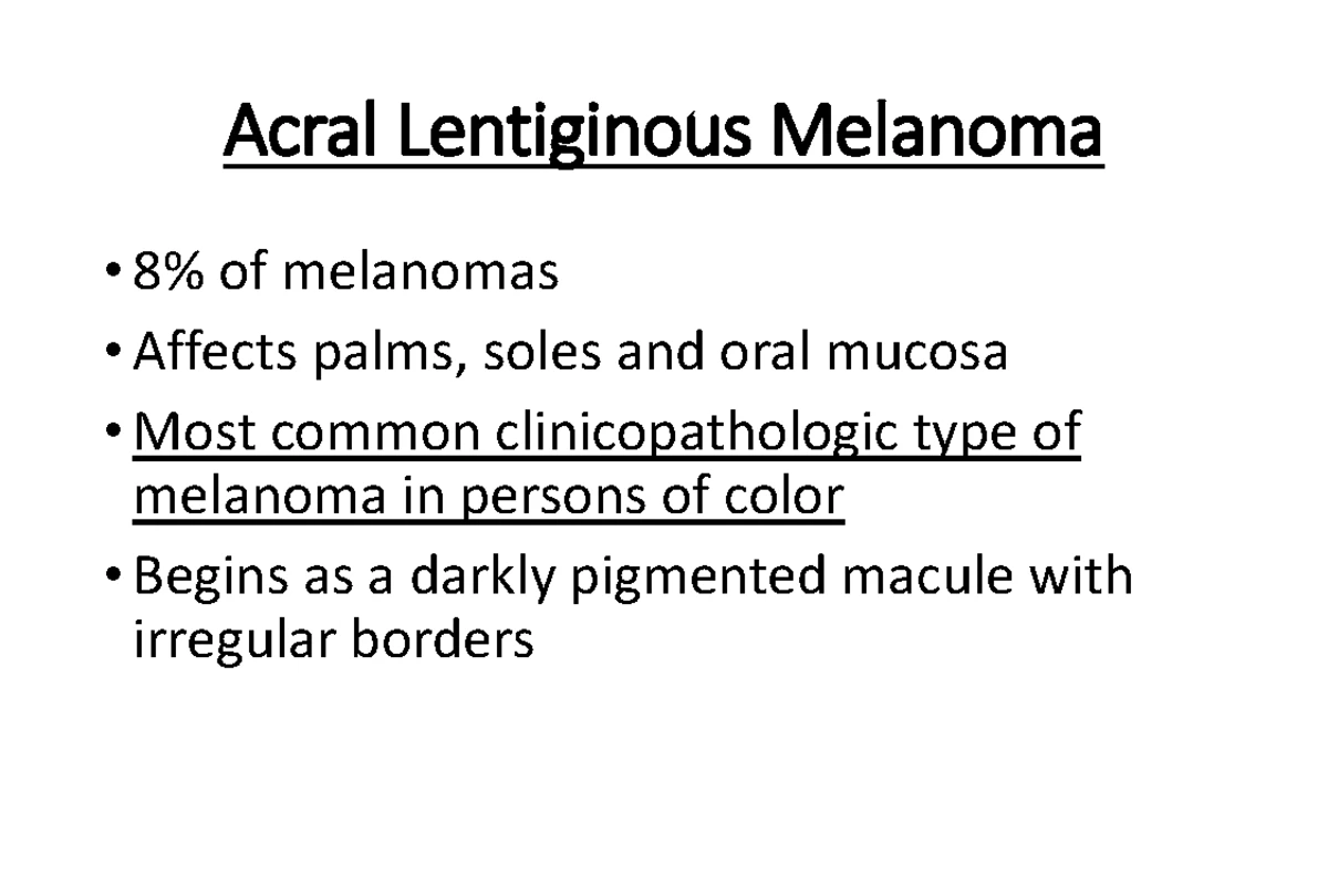 oral melanotic macule ppt Melanotic Macules: Identification and Treatment Guidelines - BISC3150 - Melanotic  Macule • Common,