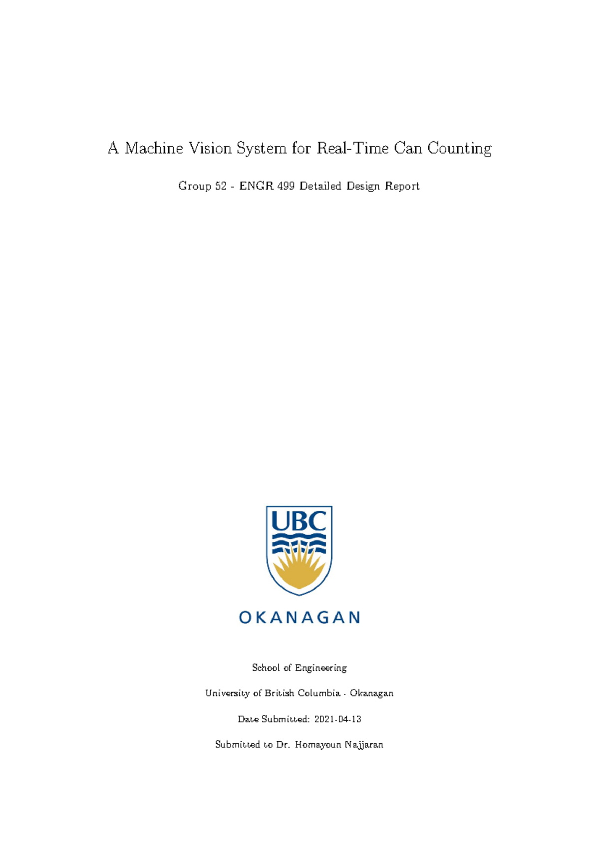 ENGR 499 Example Final Report - ENGR 499 - UBC - Studocu