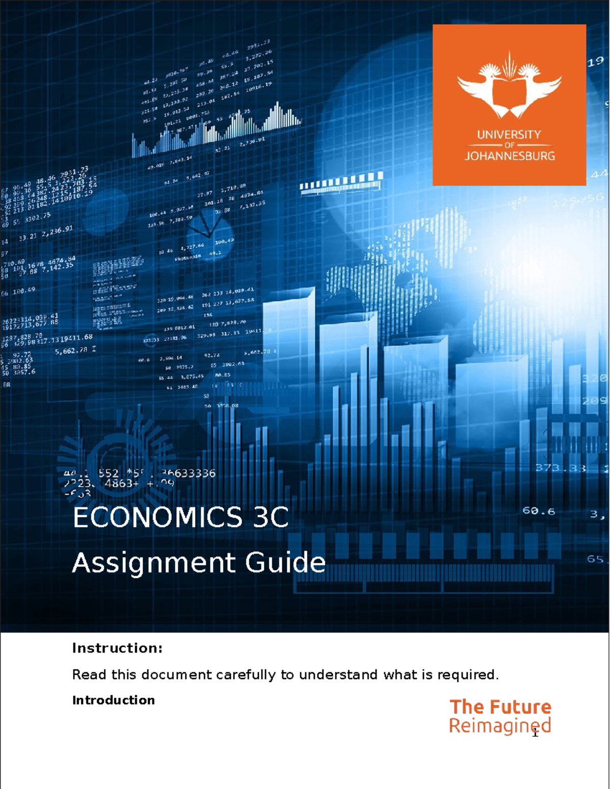 ECONOMICS 3C Assignment 1: Investment Portfolio Guide - Studocu