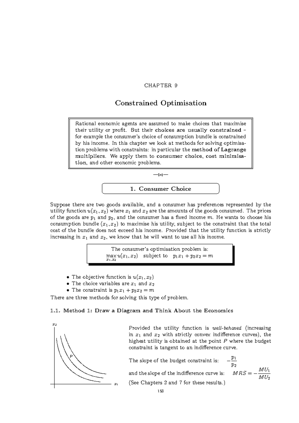 Constrained Optimisation Math Workbook - CHAPTER 9 Constrained ...
