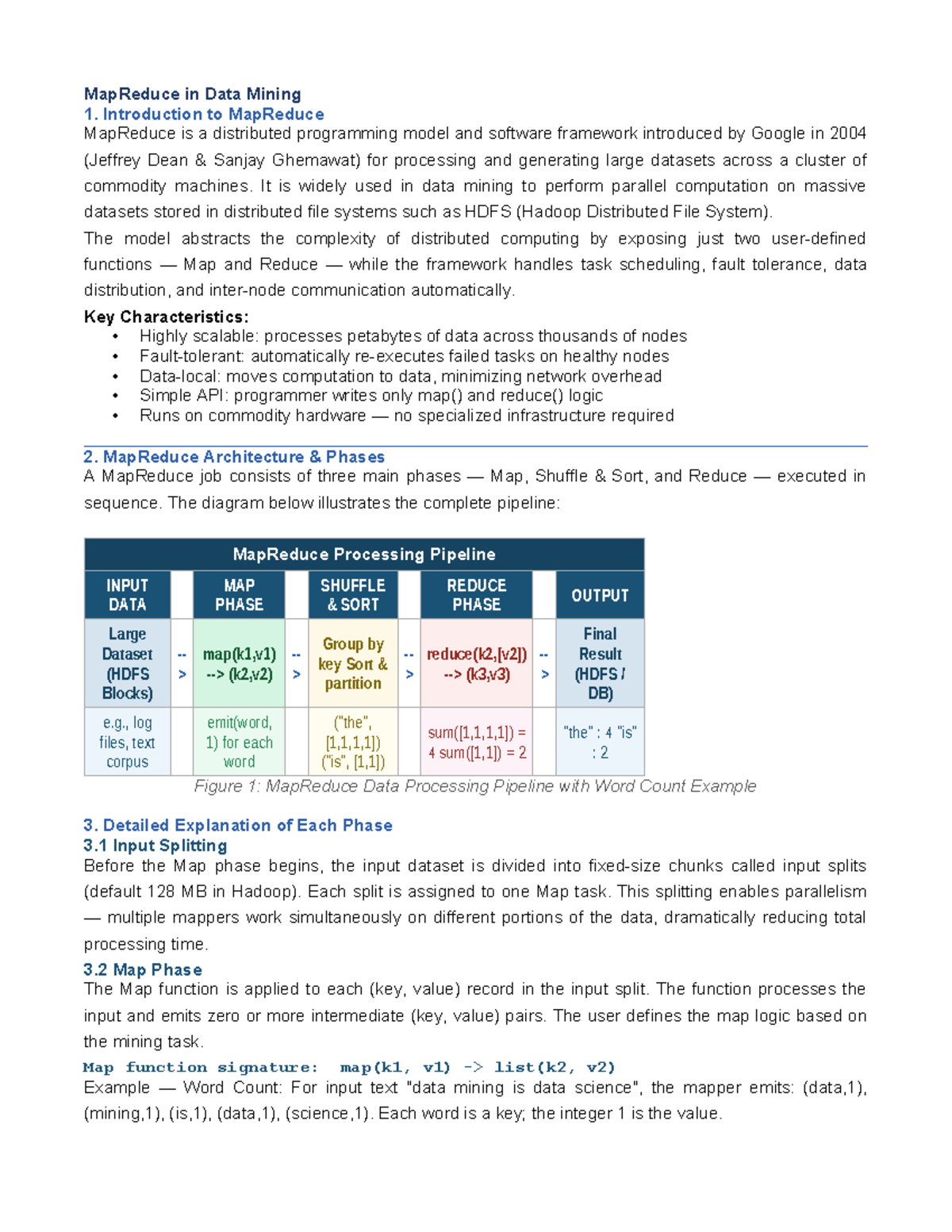 MapReduce in Data Mining: 16 Mark Answer Overview - Studocu