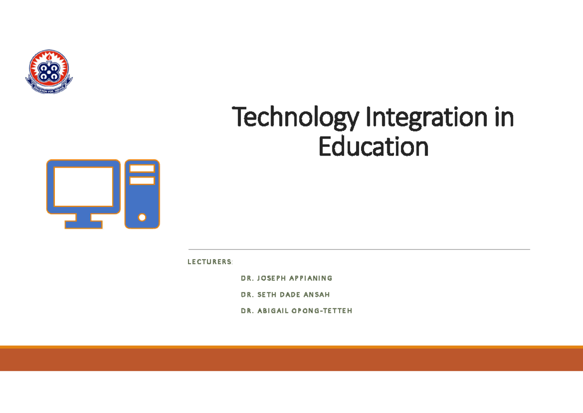 Technology Integration in Education: Week 4 Unit 3 Overview - Studocu