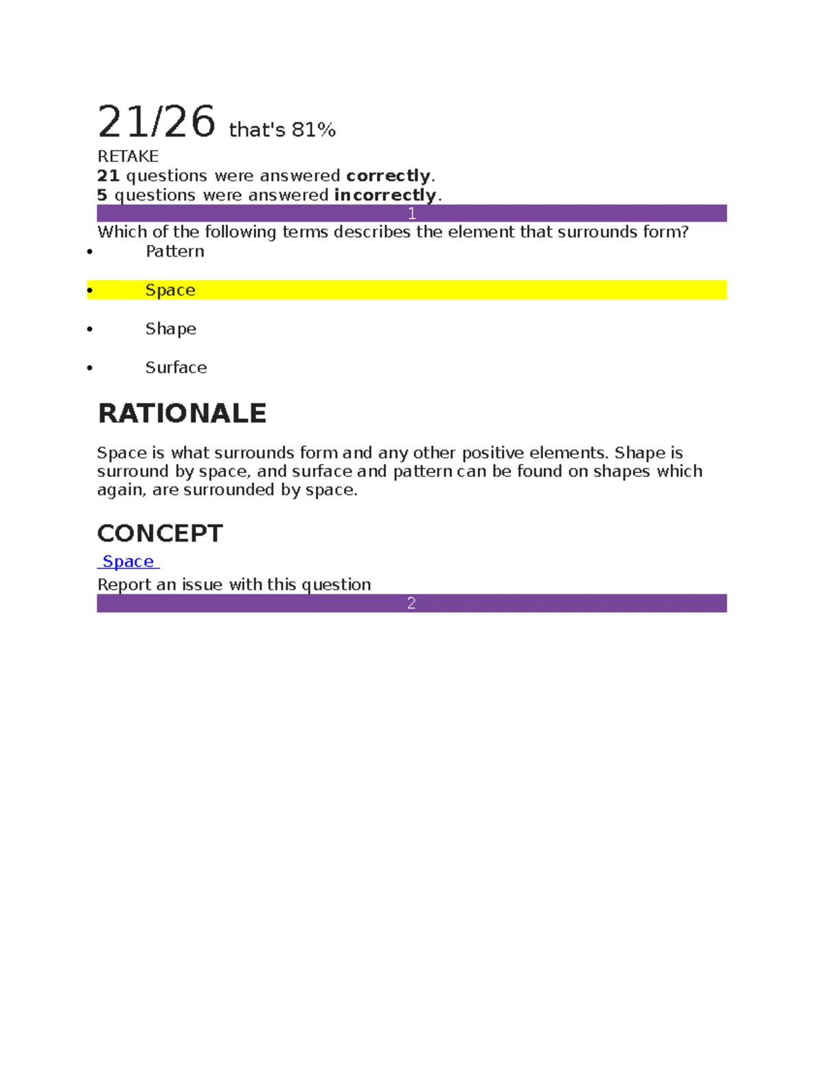 Visual Comm (Milestone 1) - Assessment of Key Concepts and Principles ...