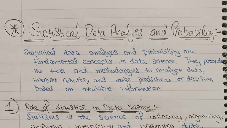 DSRP 202 - Statistical Data Analysis & Probability Concepts - Studocu