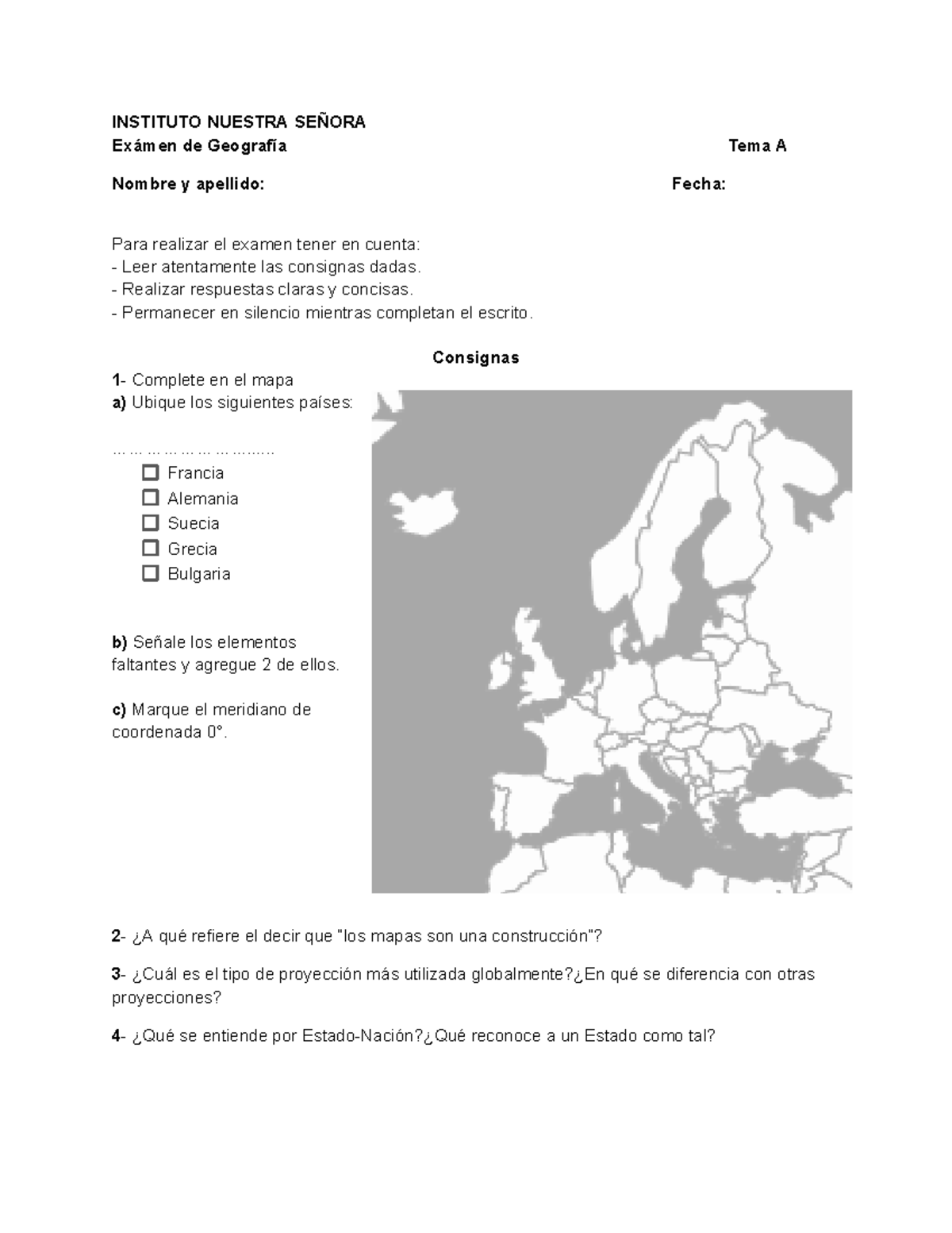 Examen De Geografia Cuarto Grado Bloque 2018 Pdf - Infoupdate.org