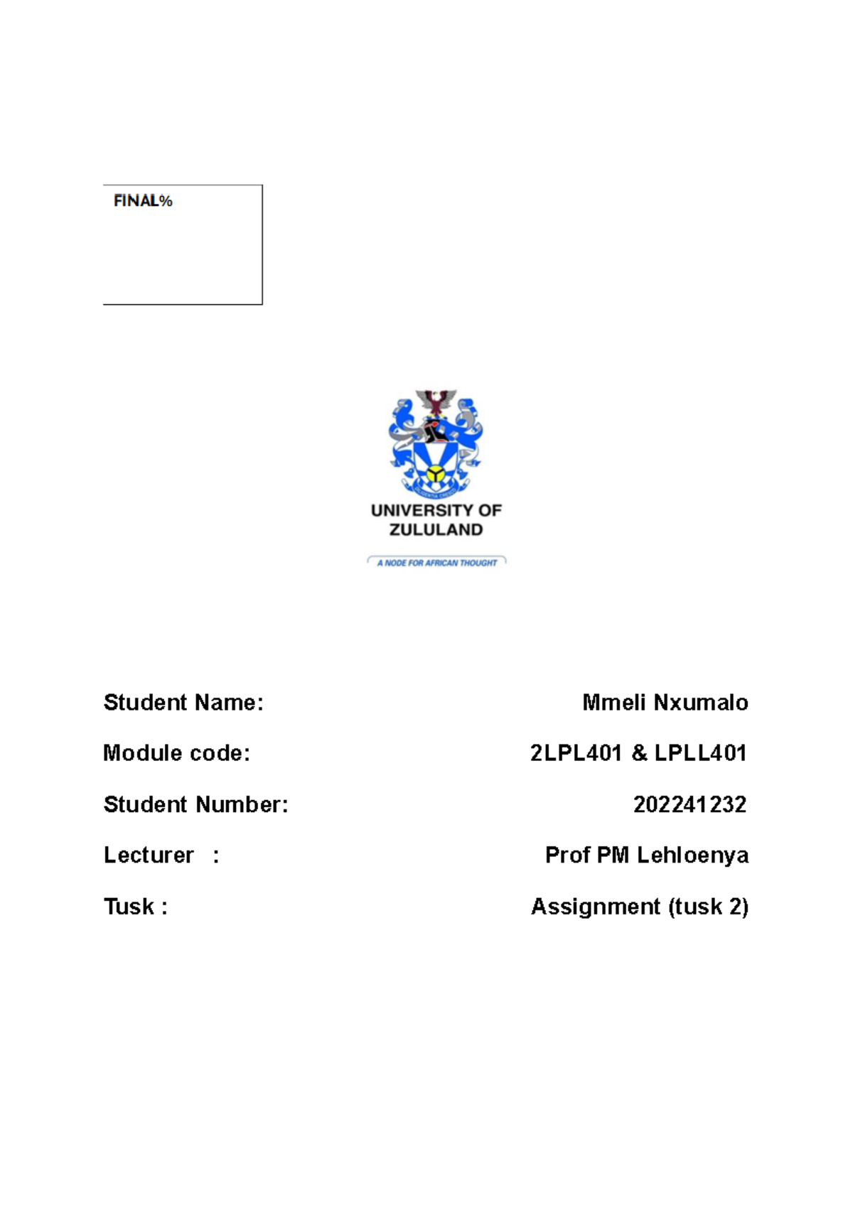 Labour Law Assignment: Substantive & Procedural Fairness in Dismissal ...