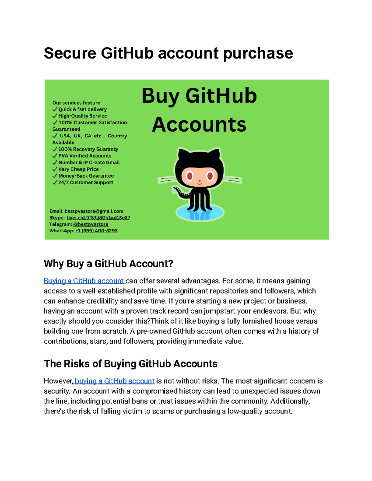 Guidelines for a Secure GitHub Account Purchase Process - Studocu