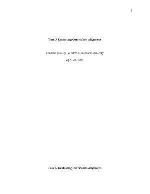 D186 Task 3 - Class assignment - Teaching Social and Emotional Skills ...