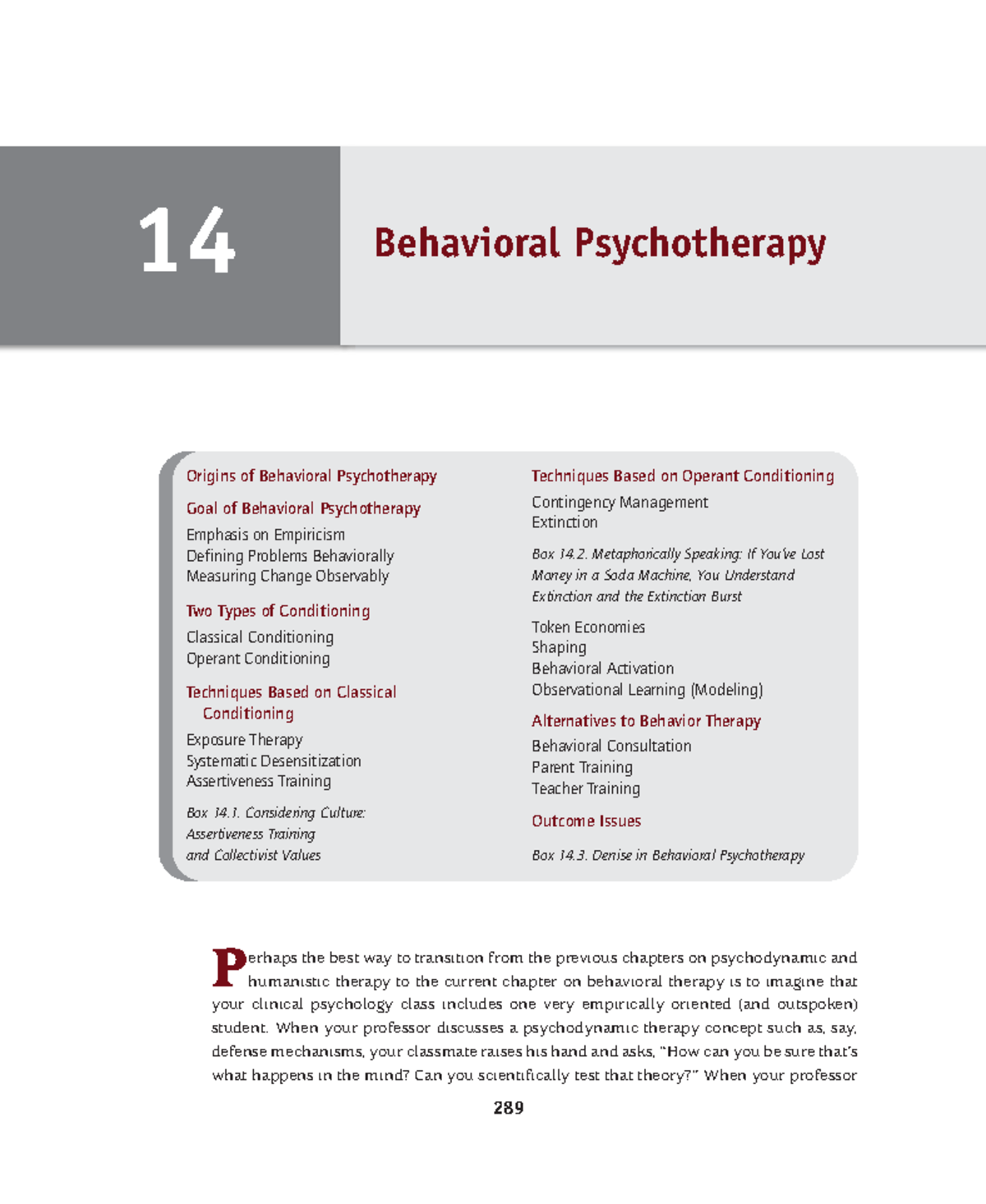 Week011 Module - LECTURE NOTES - 289 Origins of Behavioral ...