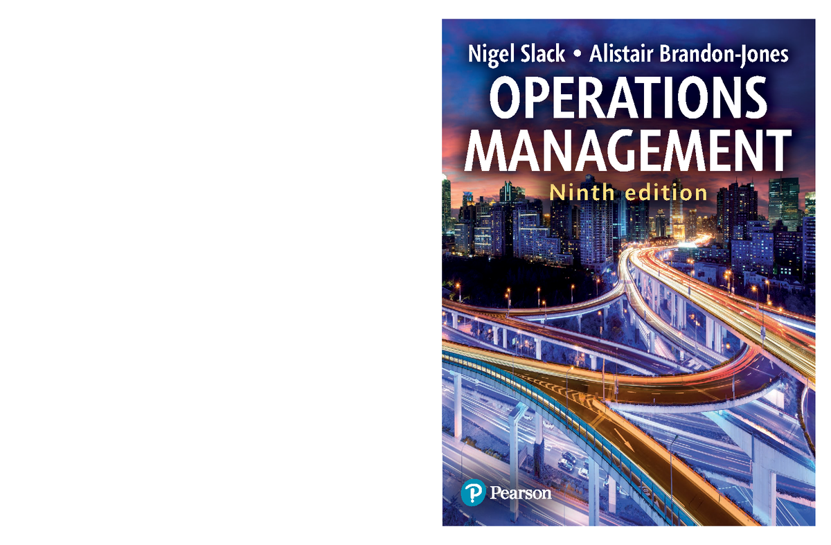【MBA】OPERATIONS MANAGEMENT 9版 Operations Management, 10th edition e-book – Pearson Nordics