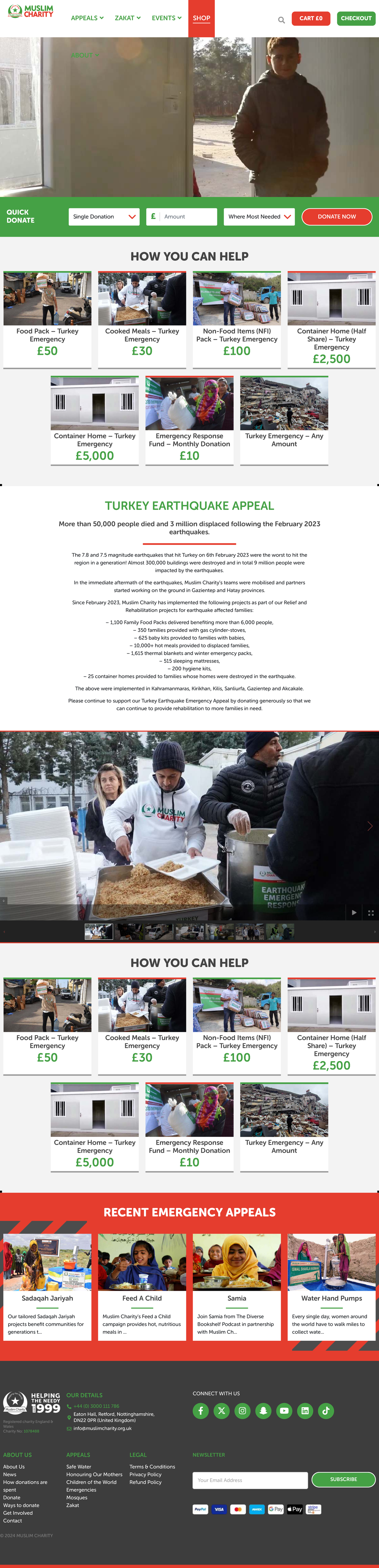 Turkey Earthquake Appeal: Support Relief Efforts (GBP) - Studocu