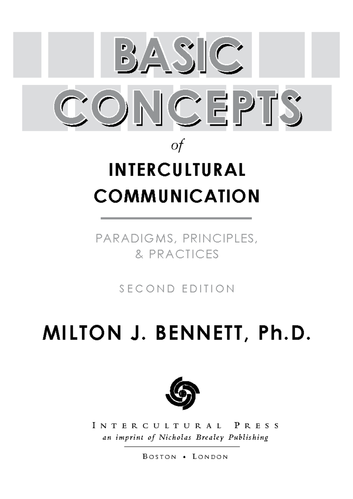 ビジネス・経済 Basic Concepts of Intercultural Communic BASIC CONCEPTS of INTERCULTURAL COMMUNICATION: Paradigms