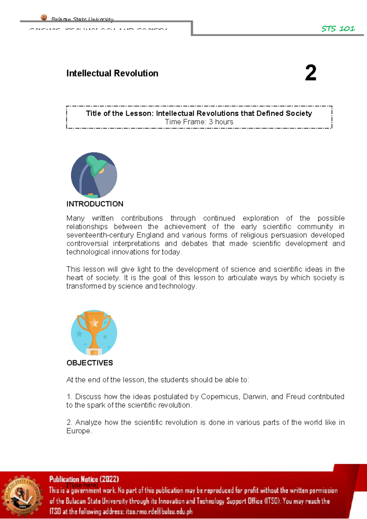 STS Module 2 - informative - STS 101 SCIENCE, TECHNOLOGY AND SOCIETY ...