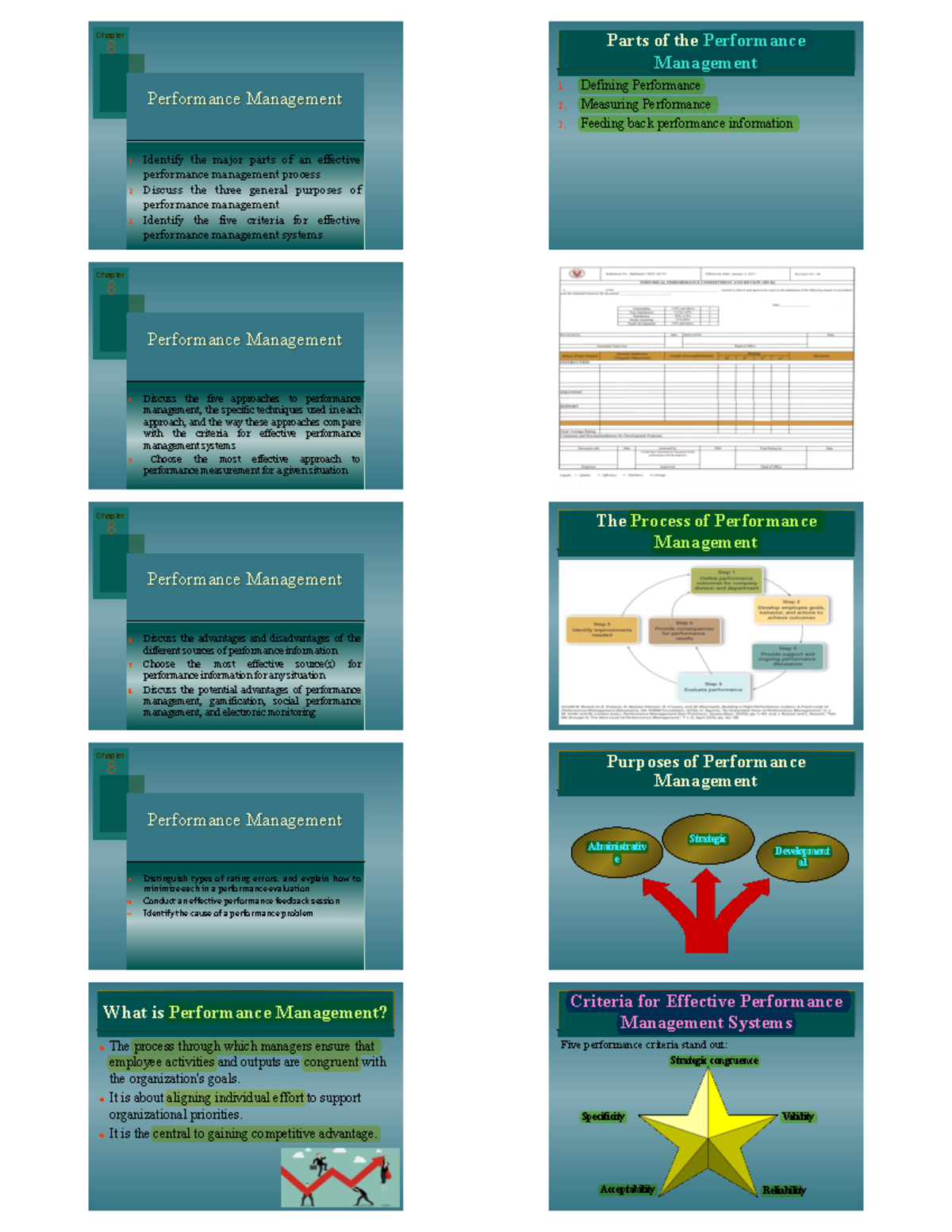 HRM Finals REAL - notes - Performance Management 1. Identify the major ...