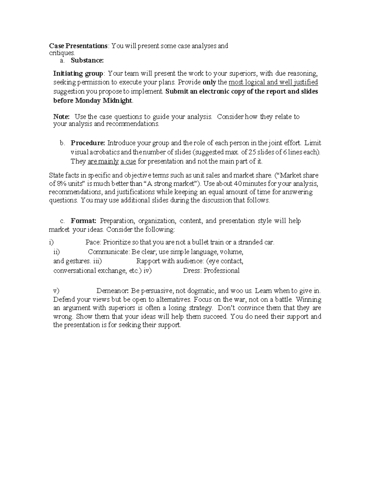 Case Study: Effective Strategies for Group Presentations - Studocu