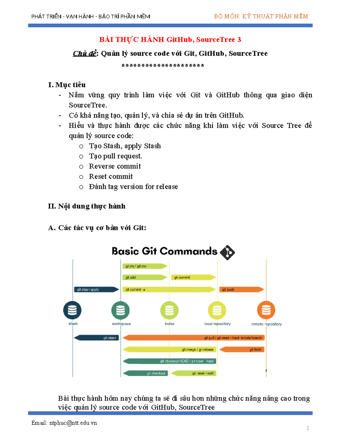 BÀI THỰC HÀNH: Quản Lý Source Code với Git, GitHub & SourceTree 3 - Studocu