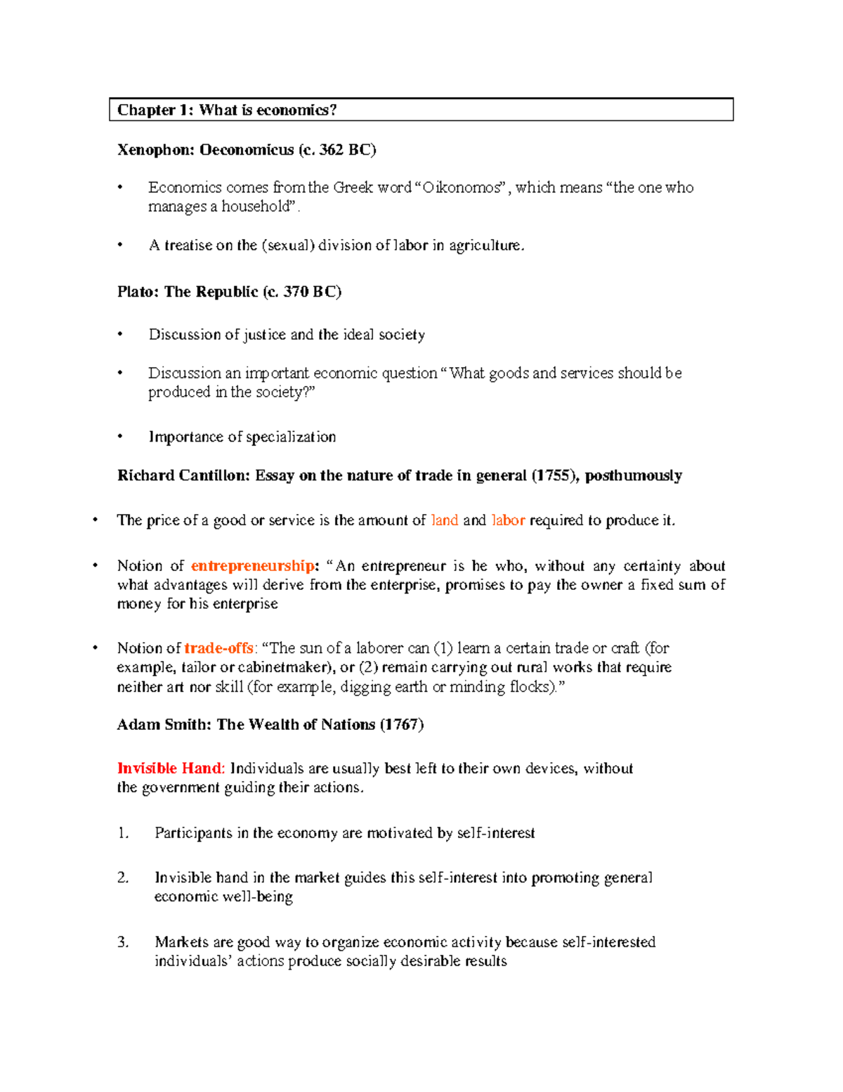 Economics Study Guide: Final Exam Overview of Key Concepts - Studocu