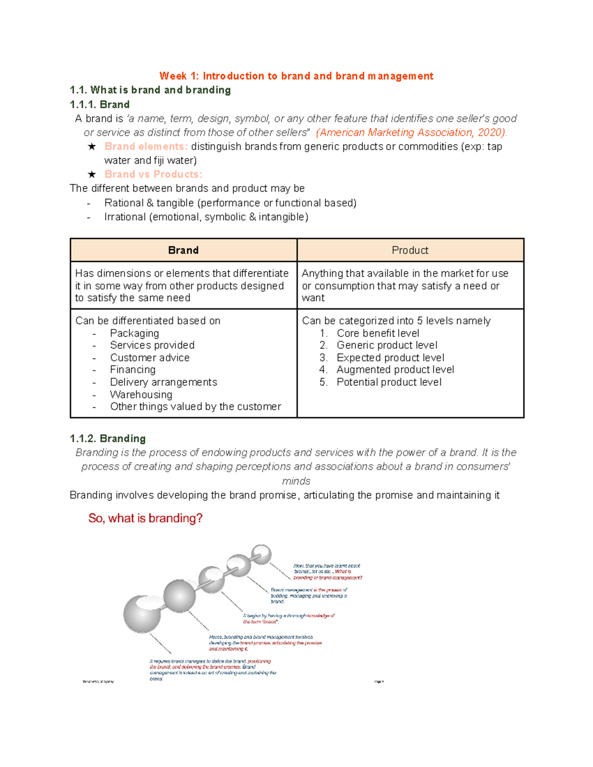 [MKTG 3120] WEEK 1 - Week 1 - Week 1: Introduction to brand and brand ...