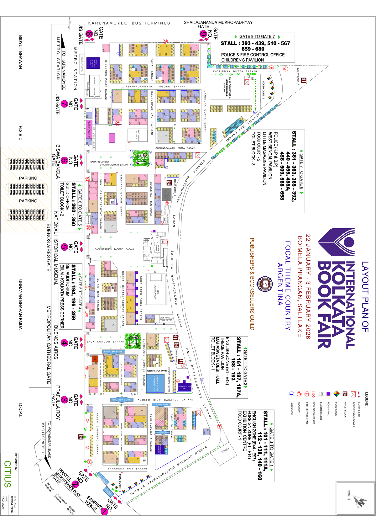 Security Room Layout Map for IKBF 2026 Event - Studocu