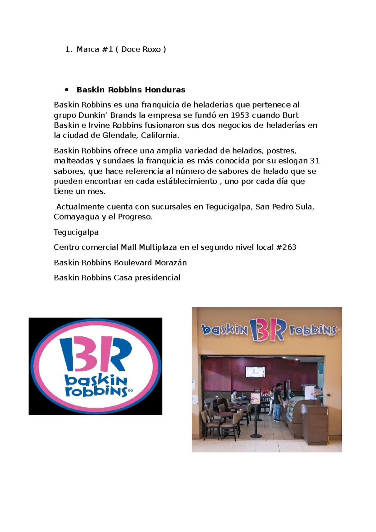 Mencion de la Marca y Avatares - Marca #1 ( Doce Roxo ) Baskin Robbins ...