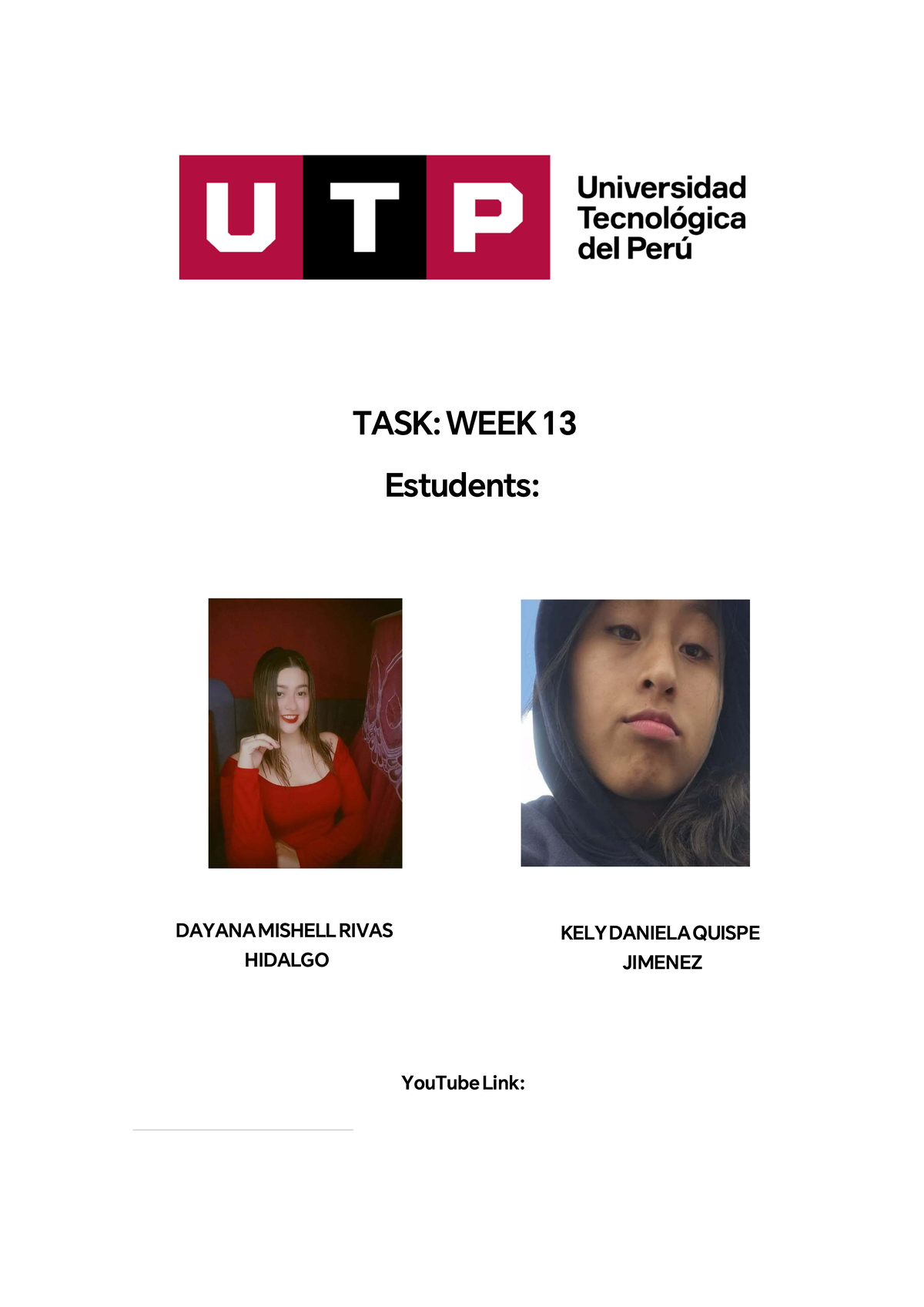 TASK 13: Daily Routine Dialogue - Mishell & Kely - Studocu