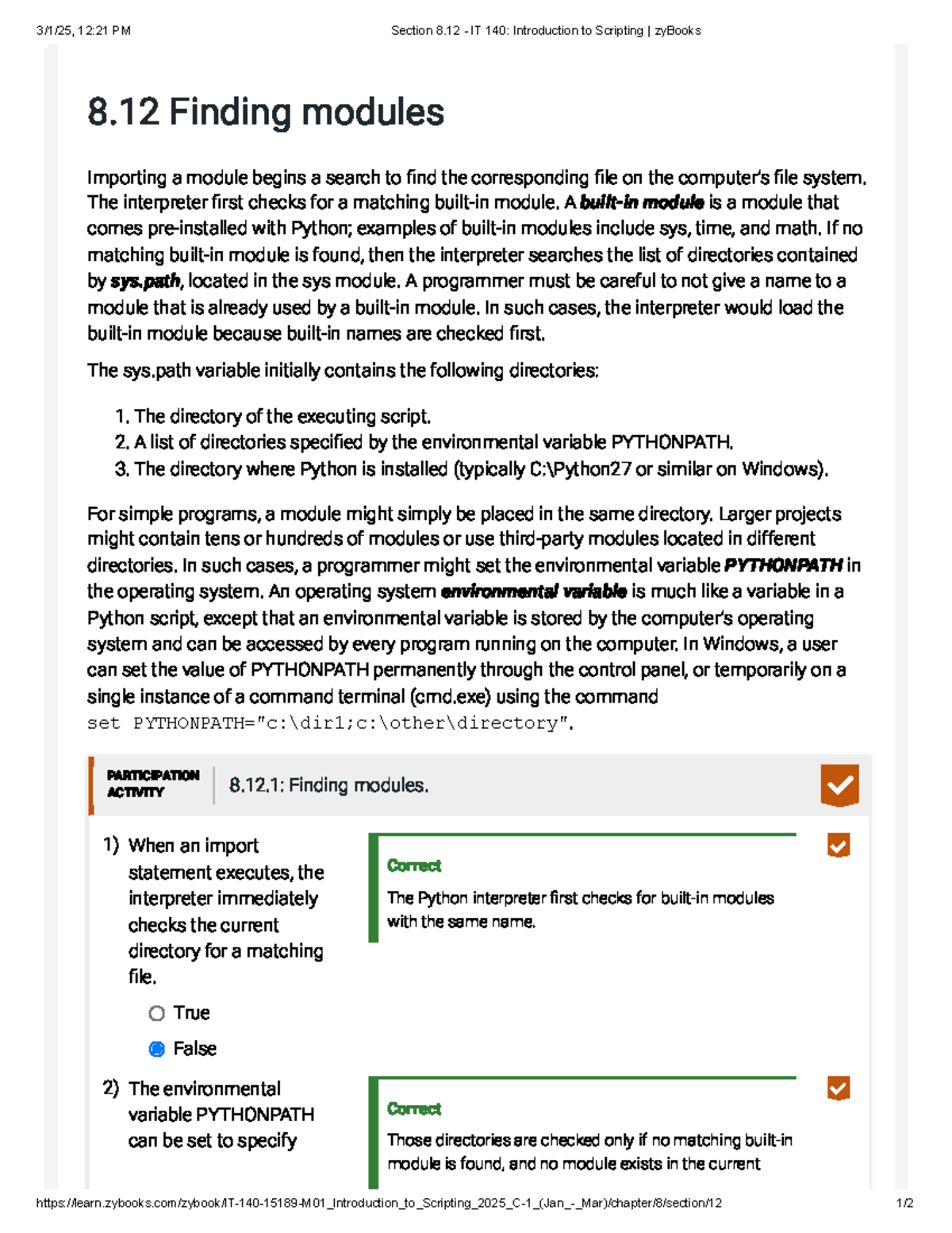 Section 8.12 - IT 140: Intro to Scripting - Finding Modules Explained ...