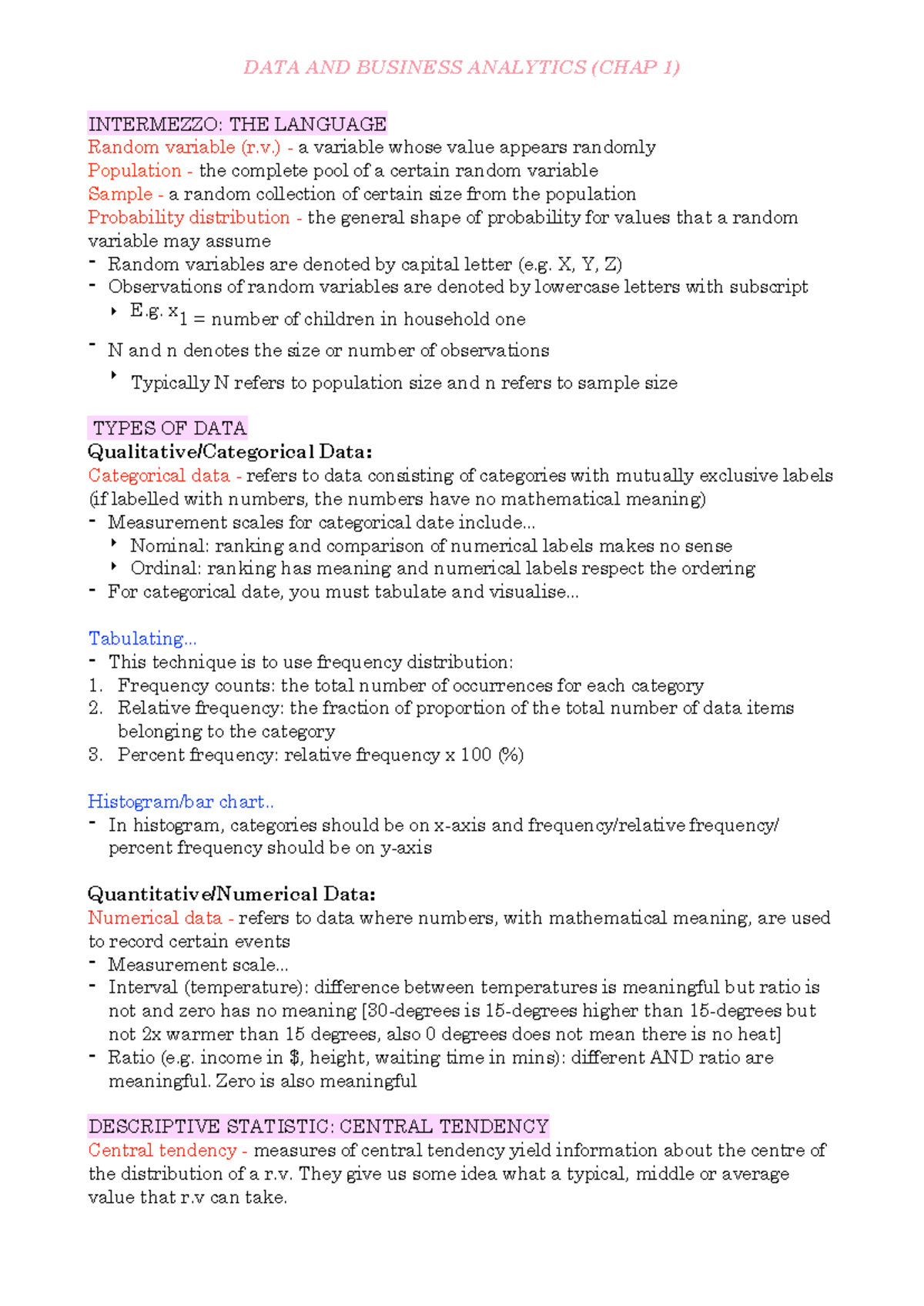1. Data and Business Analytics - DATA AND BUSINESS ANALYTICS (CHAP 1 ...