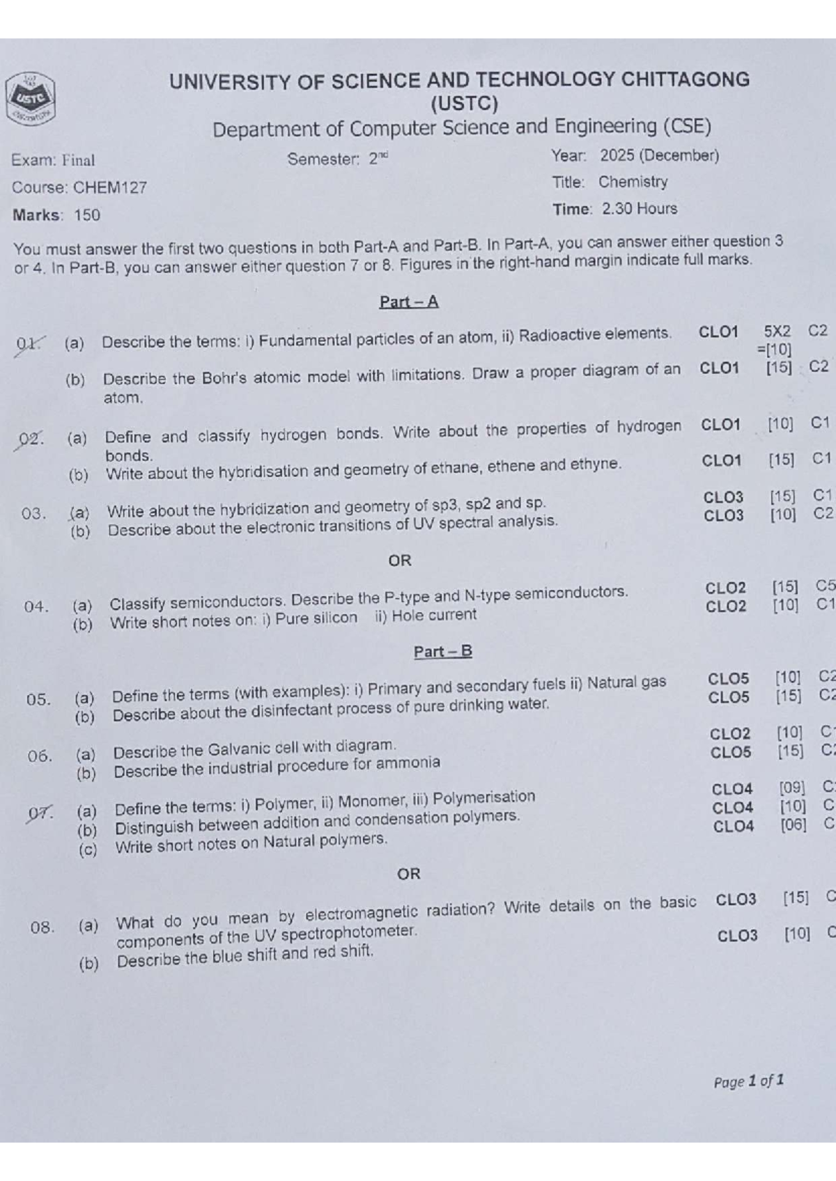 CHEM 127 Final Exam: Comprehensive Guide to Semiconductor Concepts ...