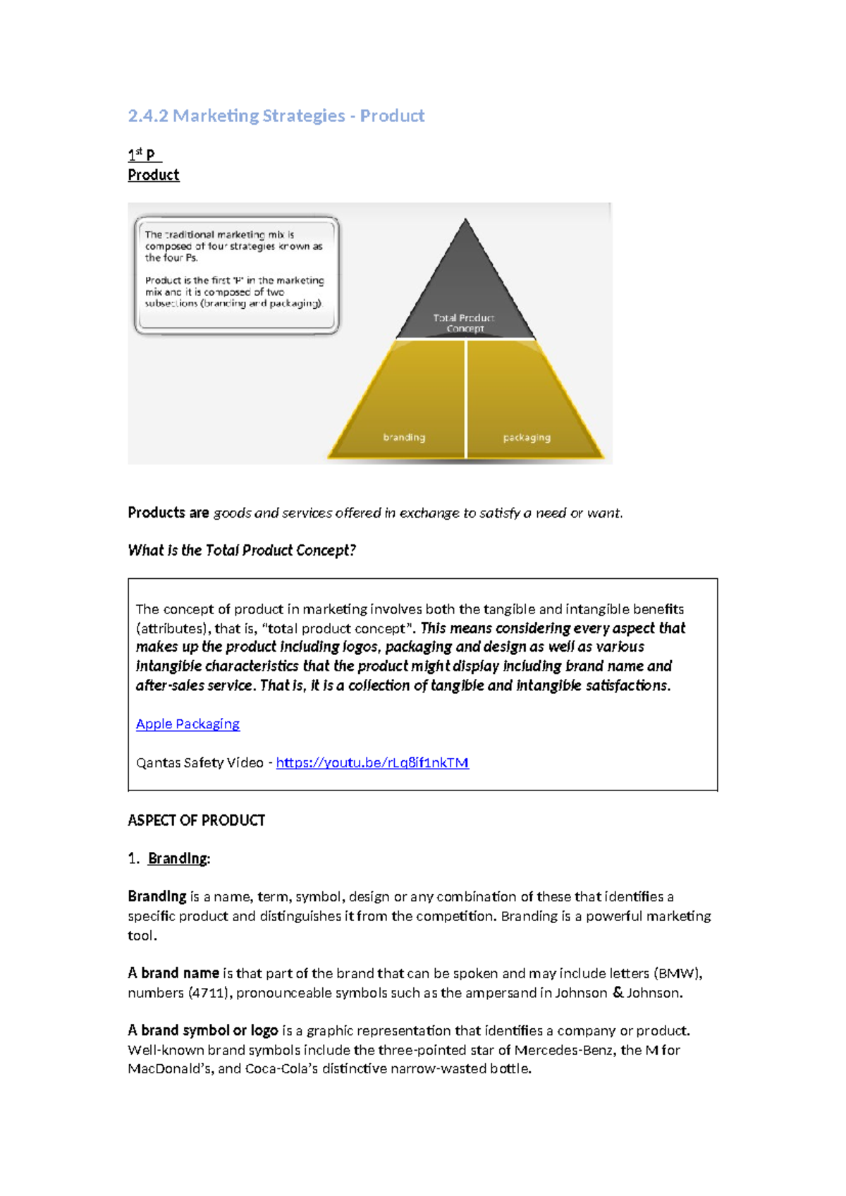 2.4.2 Marketing Strategies: Understanding the Total Product Concept ...