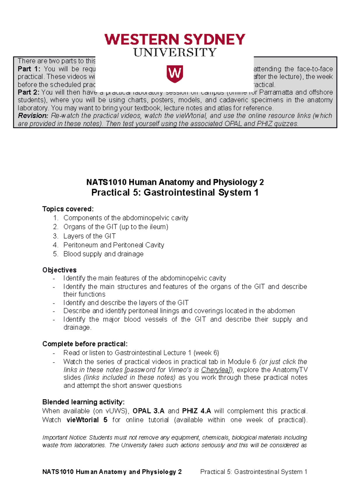 Practical 5: GIT 1 - Overview and Preparation for NATS1010 - Studocu