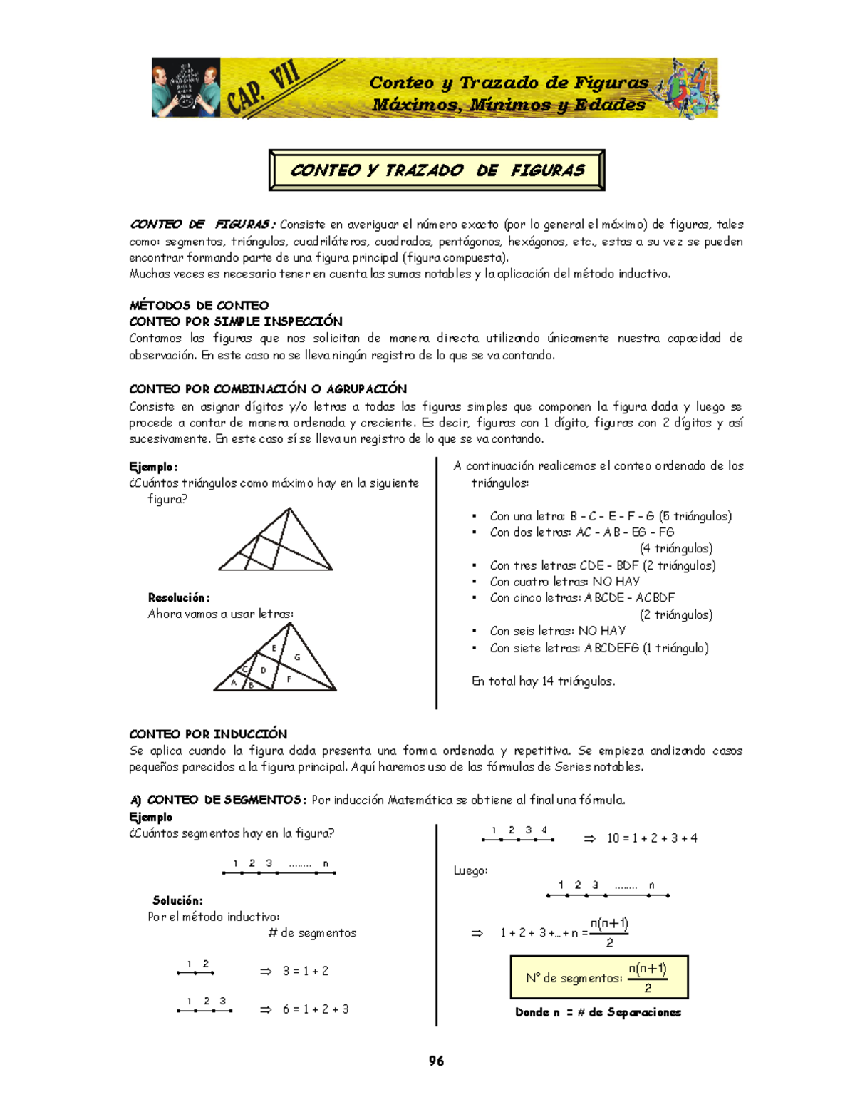 Conteo y Trazado de Figuras - Módulos de Matemática UNPRG - Studocu