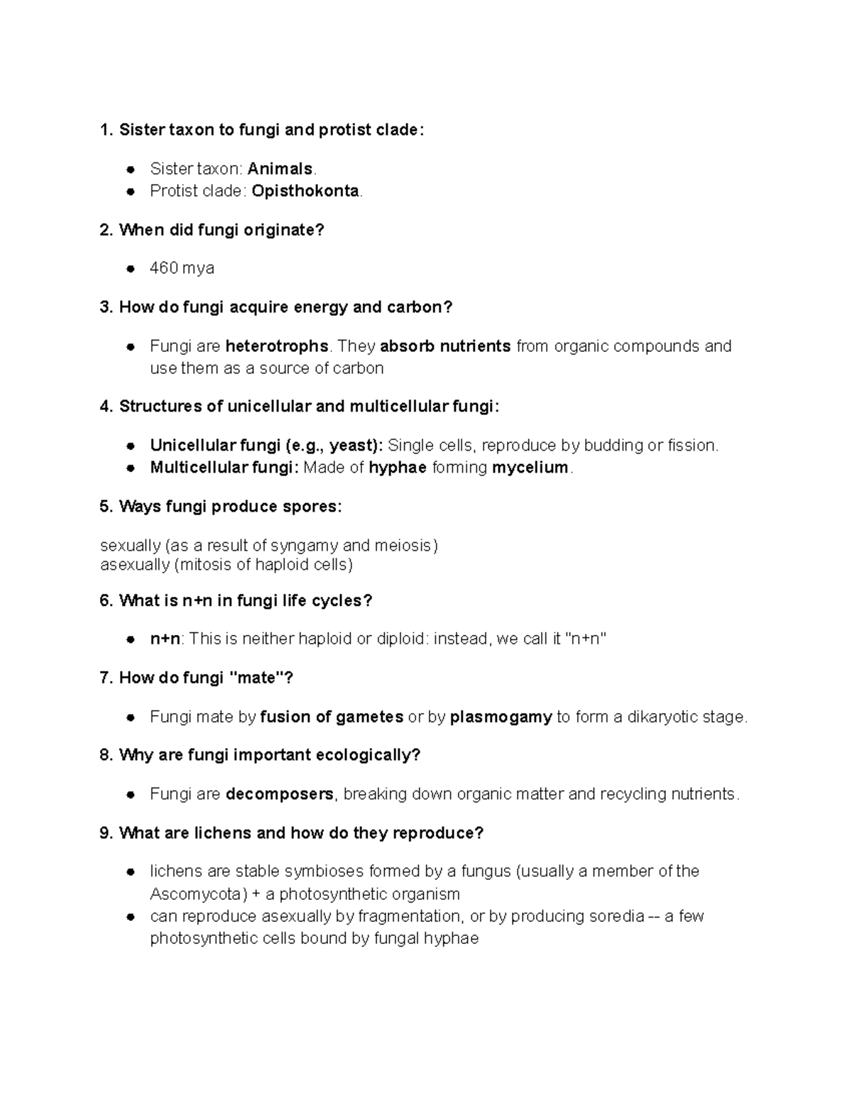 Biology 101 Lecture Notes: Key Insights on Evolution & Taxonomy - Studocu
