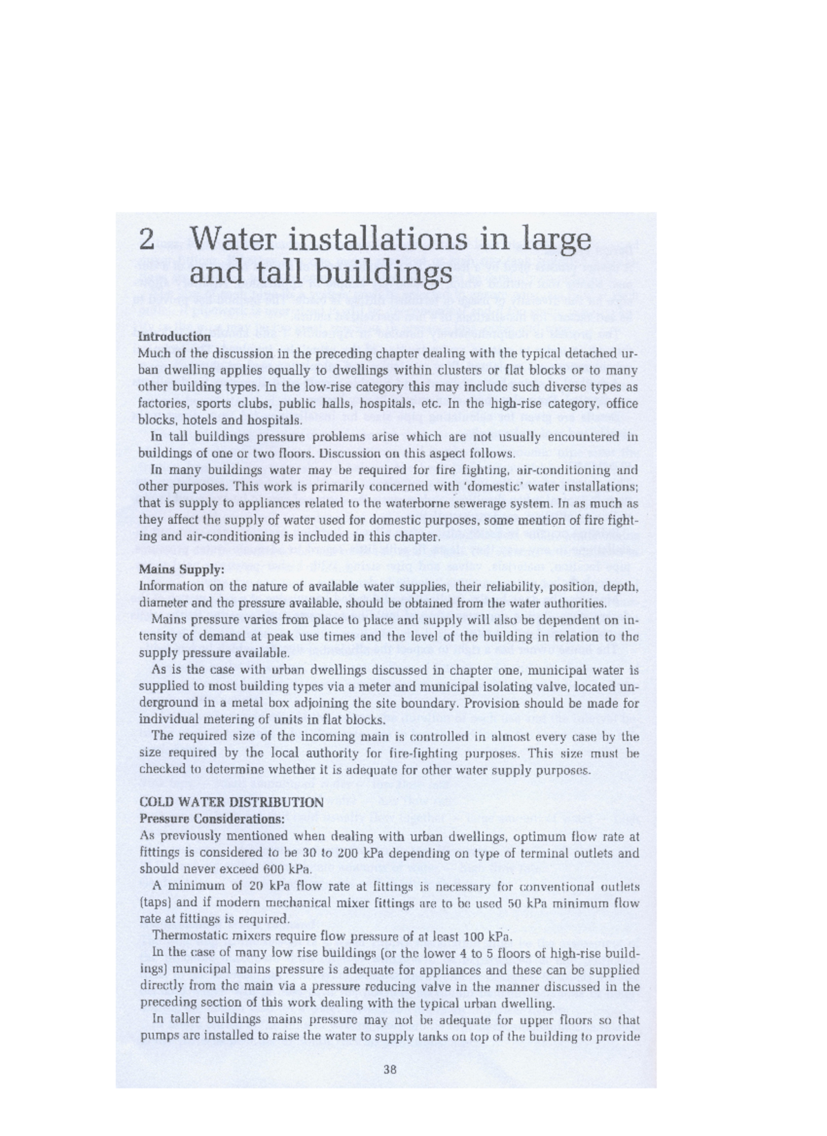 Water Installations in Large Buildings - Systems & Regulations Overview ...