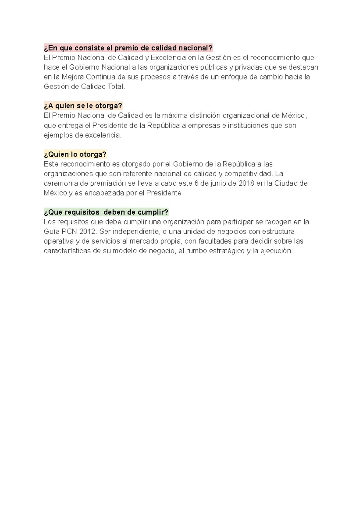 Propuesta de Mejora en Gestión de Calidad ISO 9001 - Actividad 3 - Studocu