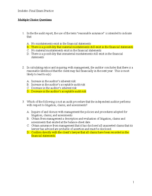Audit-evidence-1 basic auditing - Basic Auditing - NEU - Studocu