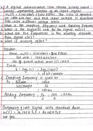 z transform unit 4 - Page 1 of 12 Chapter 2 : Z-Transform Introduction ...