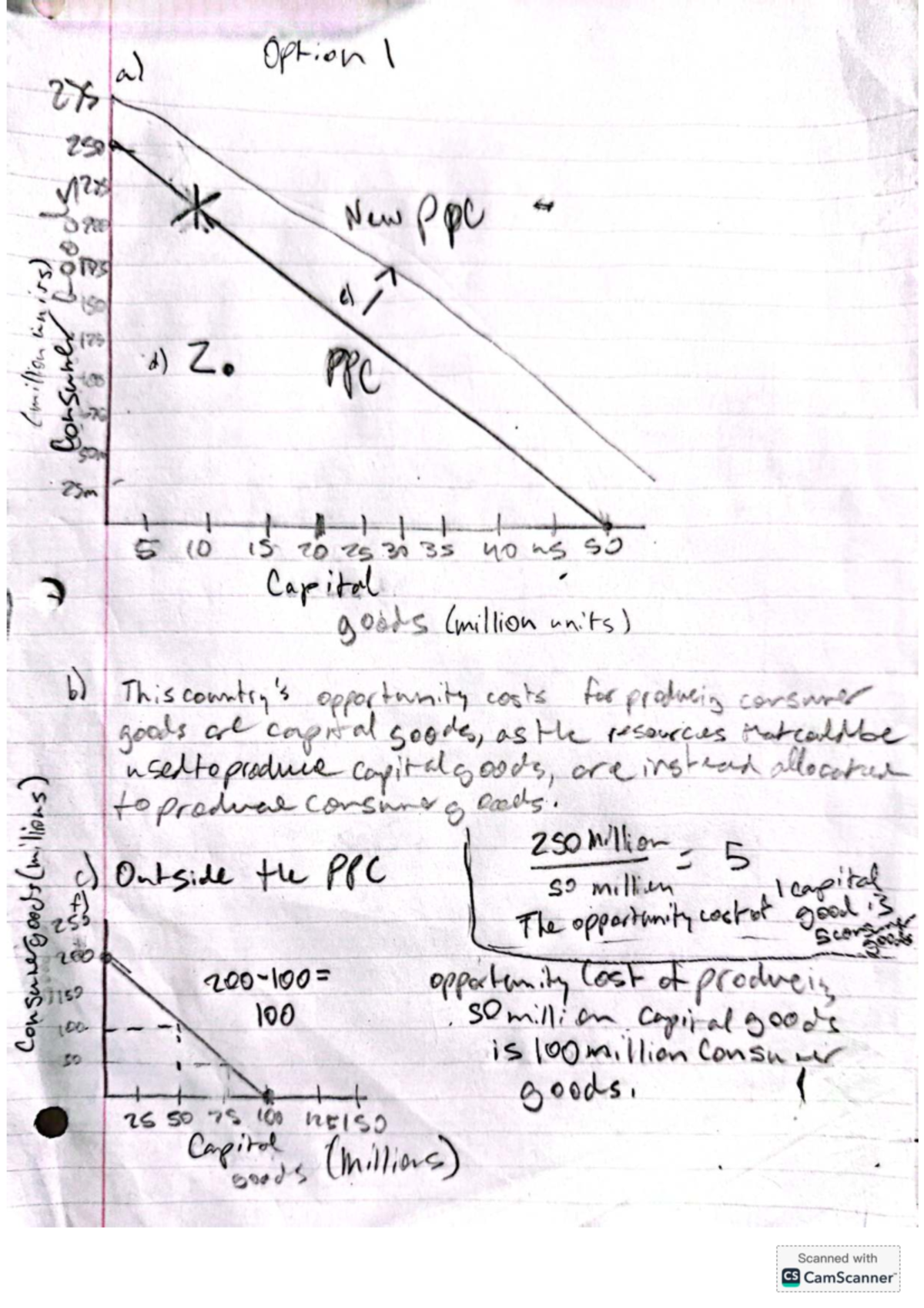 1.02 Assignment - a) Option 275 250 225 900 New PPC BDS 150 at 175 d) Z ...