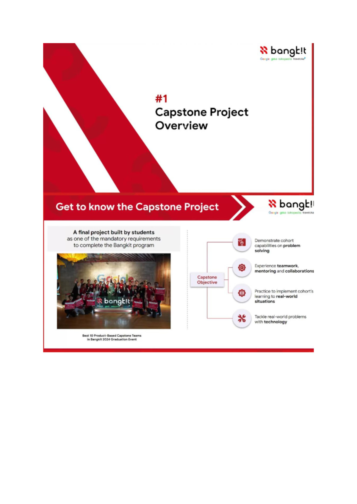 Bangkit 2024 Capstone Project Overview: Google, Goto, Tokopedia ...